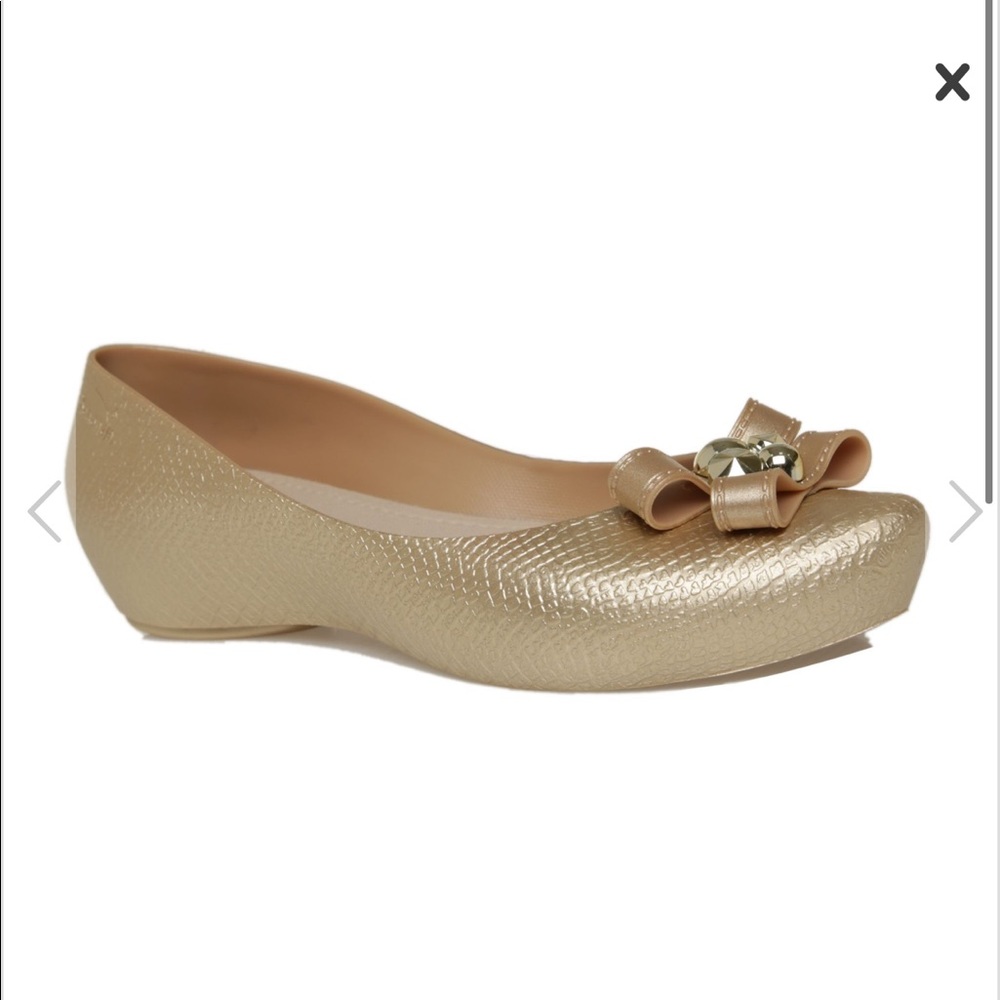 BOAONDA Gold Ballerina Flats